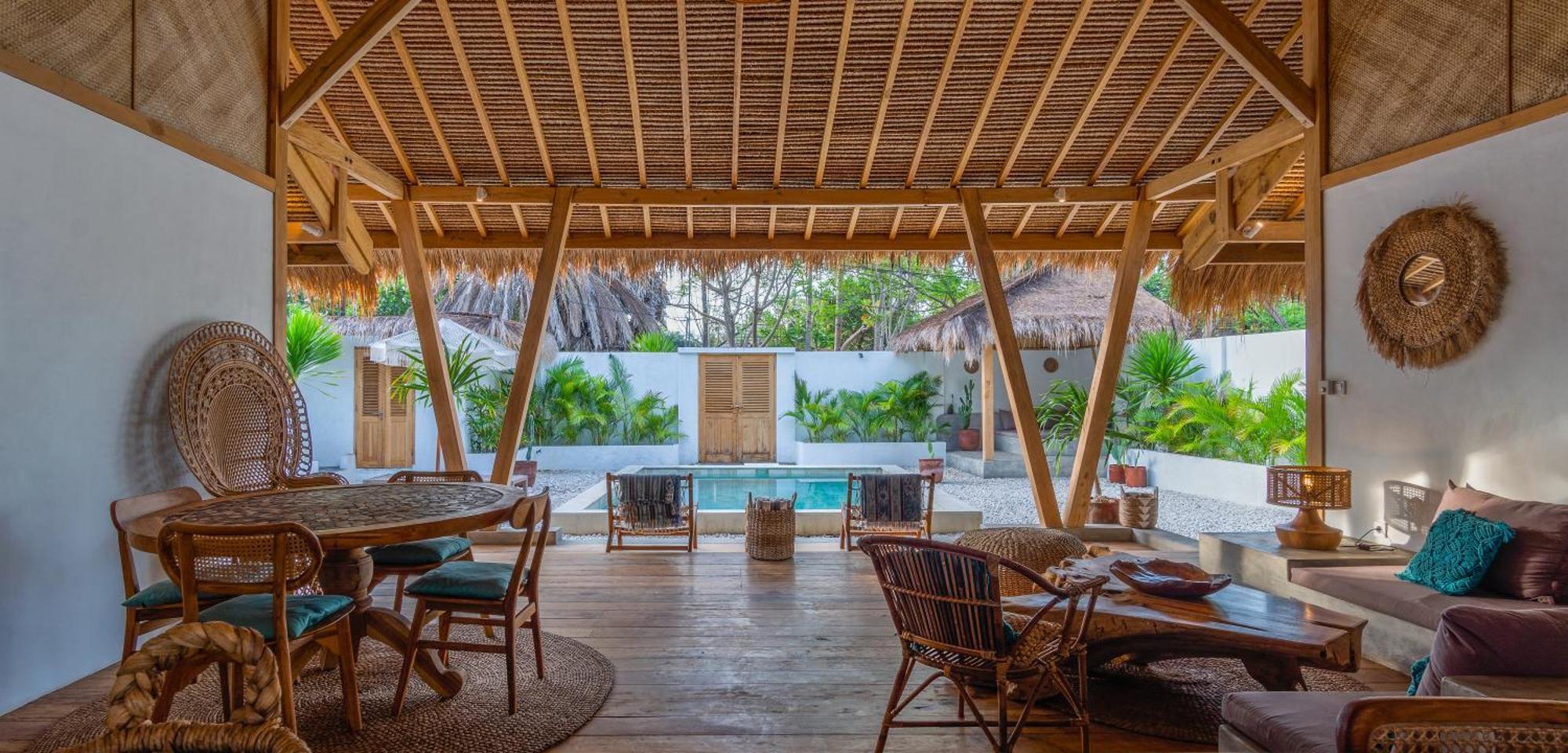 Bundi'S Villa Gili Air Bagian luar foto